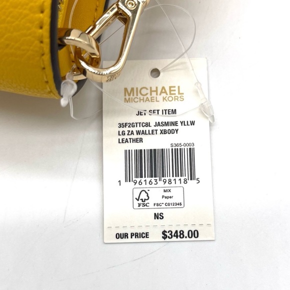 Michael Kors Jet Set Large Leather Crossbody
Bag Jasmine yellow - Picture 5 of 12